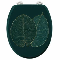 douceur d'intu017drieur Abattant WC bois (37 x 46 cm) Jade Vert Clearance