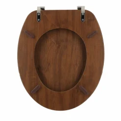 TENDANCE Abattant WC 18 pouces imitation Bois Marron New