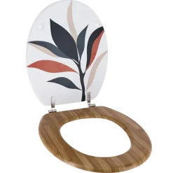 TENDANCE Abattant WC 18 pouces MDF Bucolique Multicolore Discount