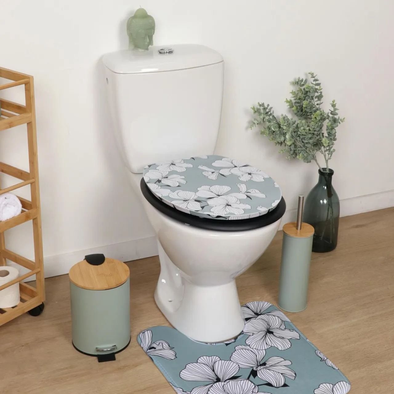 TENDANCE Abattant WC 18 pouces MDF Ecrin Vert Hot