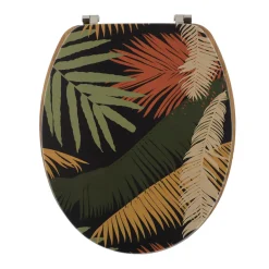 TENDANCE Abattant WC 18 pouces MDF Exotic Garden Multicolore Discount
