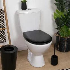 TENDANCE Abattant WC 18 pouces MDF Façon Bois Scandi Noir Online