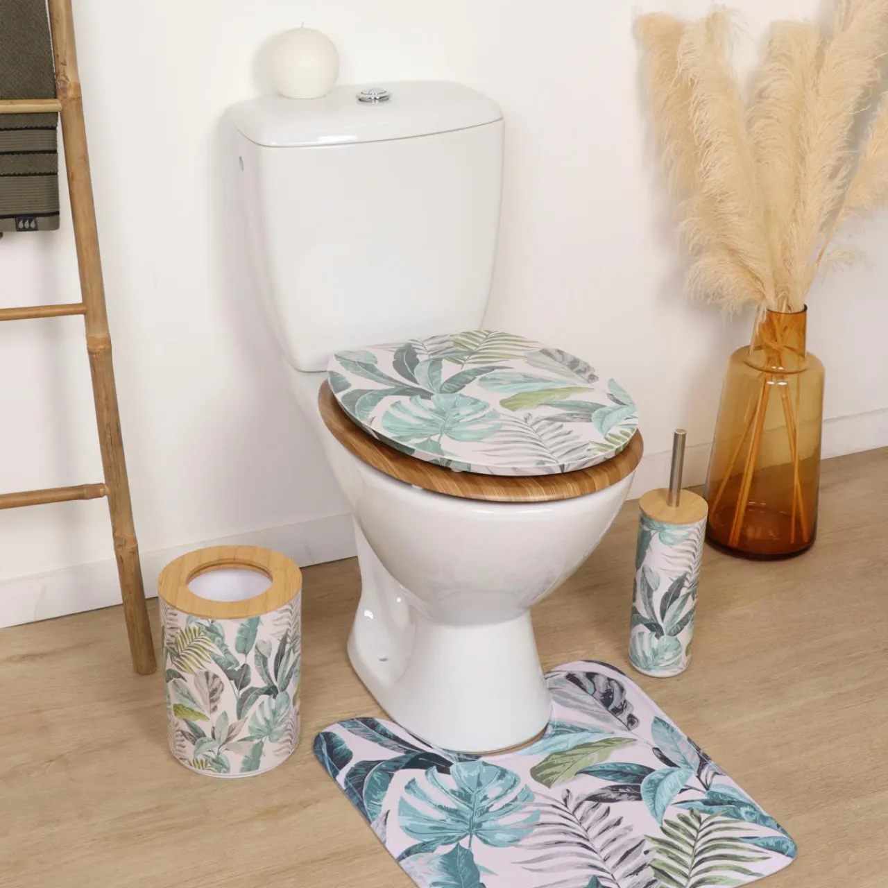 TENDANCE Abattant WC 18 pouces MDF Jardin d'hiver Vert Best