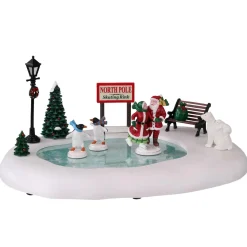 LEMAX Accessoire animé (H13 cm) Patinoire au Pôle Nord Outlet
