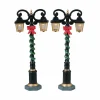 LEMAX Accessoire (H11 cm) Lot de 2 lampadaires à l'ancienne Outlet
