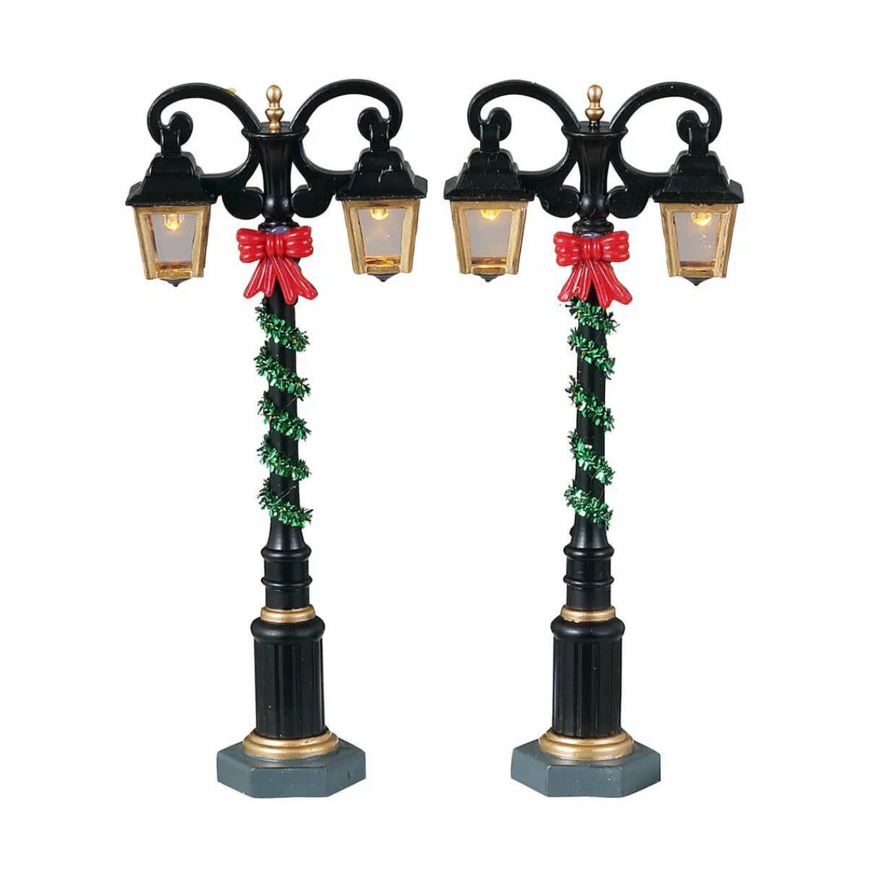 LEMAX Accessoire (H11 cm) Lot de 2 lampadaires à l'ancienne Outlet
