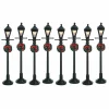 LEMAX Accessoire (H10 cm) Lot de 8 Réverbères lumineux à piles Hot