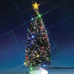 LEMAX Accessoire (H25 cm) Sapin enneigé lumineux à piles Clearance