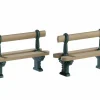 LEMAX Accessoire Lot de 2 bancs en métal Clearance