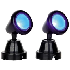 LEMAX Accessoire lumineux (H3,5 cm) Lot de 2 spots Projecteurs lumière bleue Online