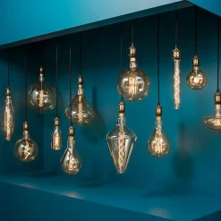 ATMOSPHERA Ampoule lumineuse diamètre 10 cm Globe Ambré Ambre