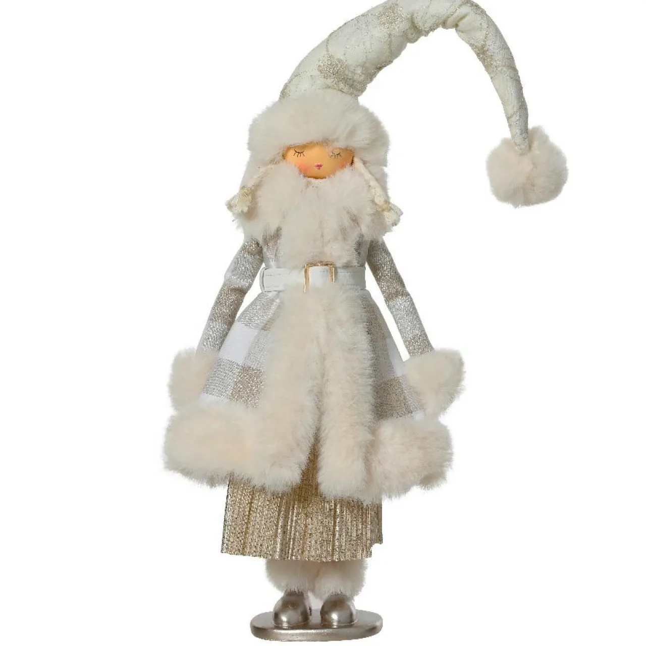 KAEMINGK Ange de Noël debout (H70 cm) Fée scandinave dée Or Discount