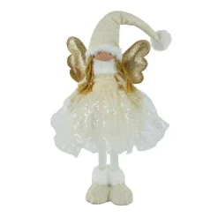 KAEMINGK Ange de Noël debout (H50 cm) Stella Crème et Or Best