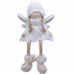 KAEMINGK Ange de Noël (H30 cm) Sylvia Blanc New