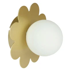 OSTARIA Applique murale métal (D15 cm) Nacre Dée Or Hot
