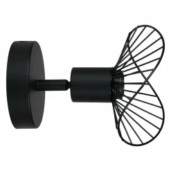 OSTARIA Applique murale métal (H17,5 cm) Capeline Noir Sale