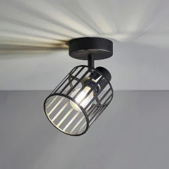 OSTARIA Applique murale métal industriel (H14 cm) Alma Noir Sale