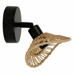 OSTARIA Applique murale papier et métal (H17 cm) Riva Naturel New