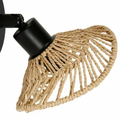 OSTARIA Applique murale papier et métal (H17 cm) Riva Naturel New