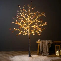EMINZA Arbre lumineux 480 LED (H180 cm) Bouleau Cressy Blanc chaud Outlet