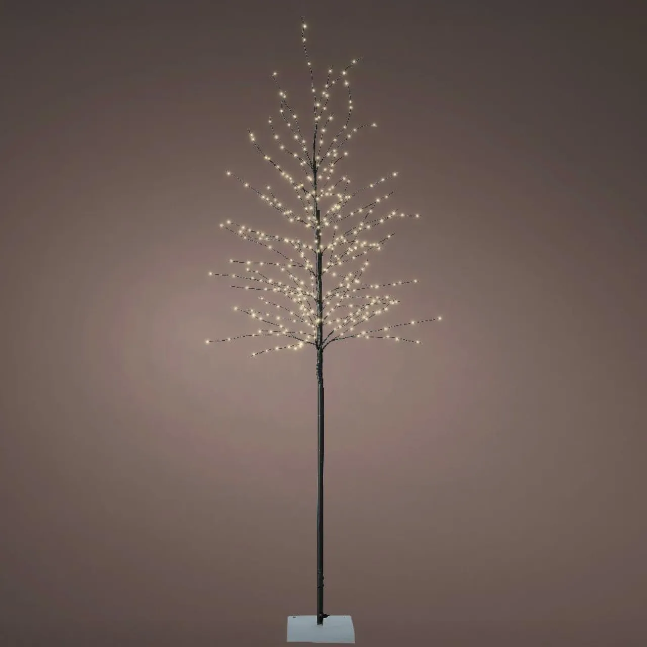 EMINZA Arbre lumineux 360 LED (H180 cm) Bouleau d'hiver Blanc chaud