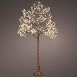 EMINZA Arbre lumineux 126 LED (H150 cm) Cerisier en fleurs Blanc chaud Outlet