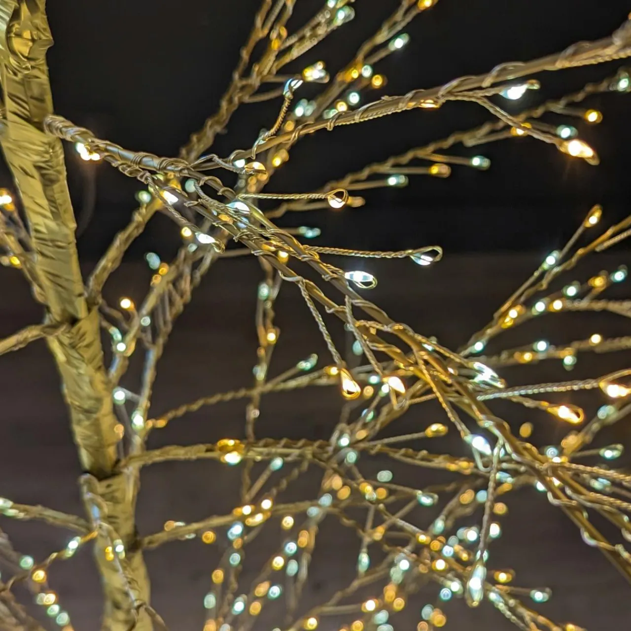 KAEMINGK Arbre lumineux 1755 LED (H180 cm) Christmas Luxe et blanc chaud Or Best