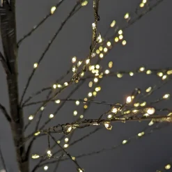KAEMINGK Arbre lumineux 720 LED (H180 cm) Holly Platane et blanc chaud Noir Hot