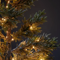 EMINZA Arbre lumineux 96 LED (H180 cm) Épicéa branches givrées Blanc chaud Sale