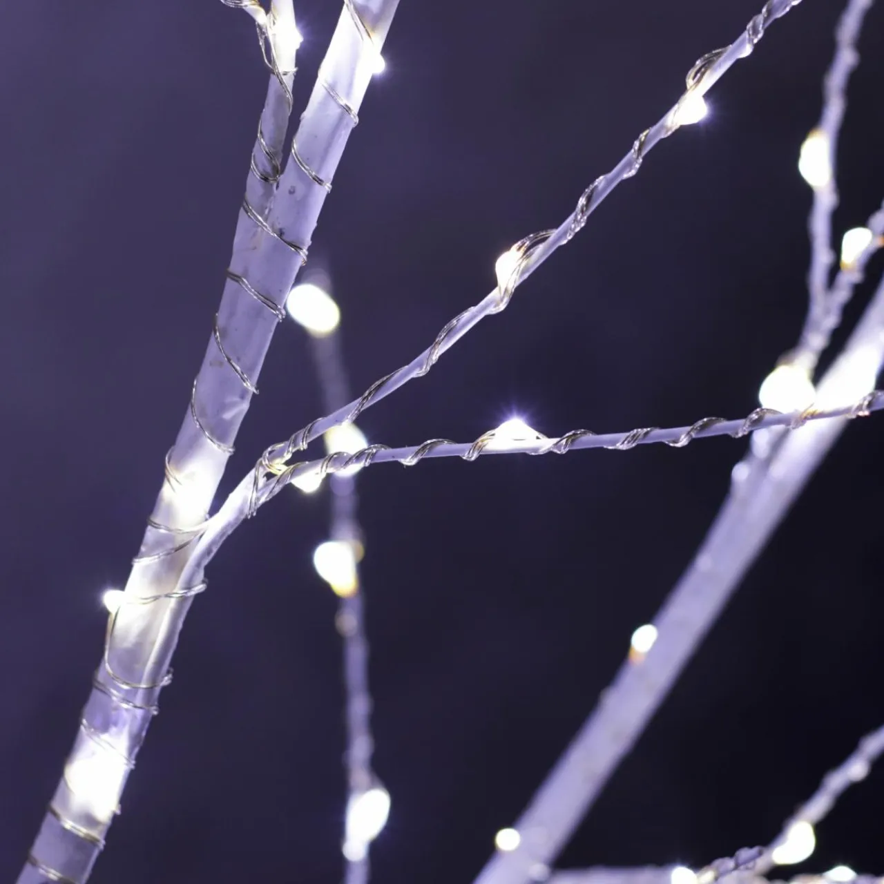 EMINZA Arbre lumineux 400 Micro LED (H150 cm) Bouleau Wills Blanc froid Clearance