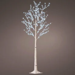 EMINZA Arbre lumineux 400 Micro LED (H150 cm) Bouleau Wills Blanc froid Clearance