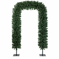 EMINZA Arche décorative Géante (185 x H240 cm) Branches de sapins Sapin vert