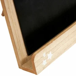OSTARIA Ardoise chevalet enfant bois (30 x 40 cm) Maison Marron