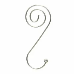 KAEMINGK Attache-boule en lot de 12 Spirale Argent Discount