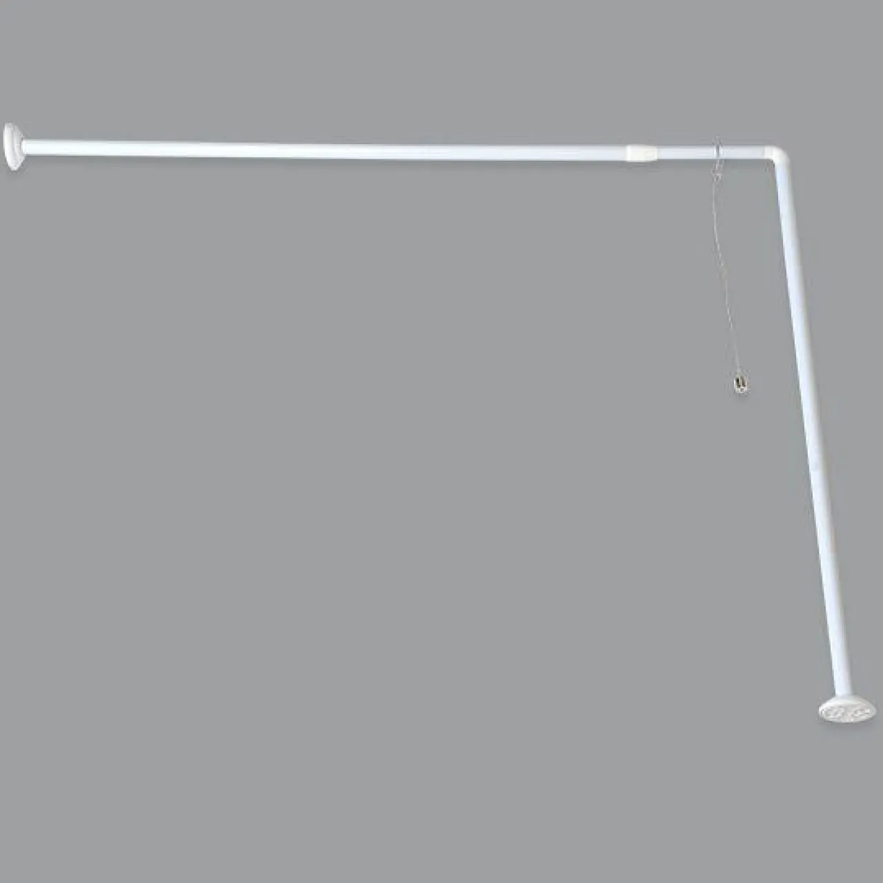 TENDANCE Barre d'angle pour baignoire extensible Blanc