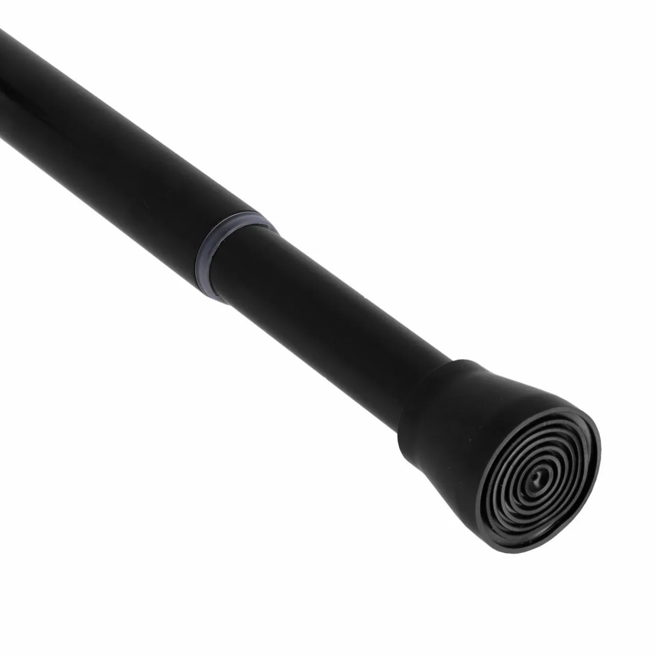 TENDANCE Barre de rideau de douche autobloquante (de 105 à 250 cm) Noir Best