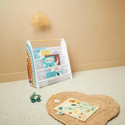 OSTARIA Bibliothèque enfant bois (60 x 62 cm) Leno Multicolore