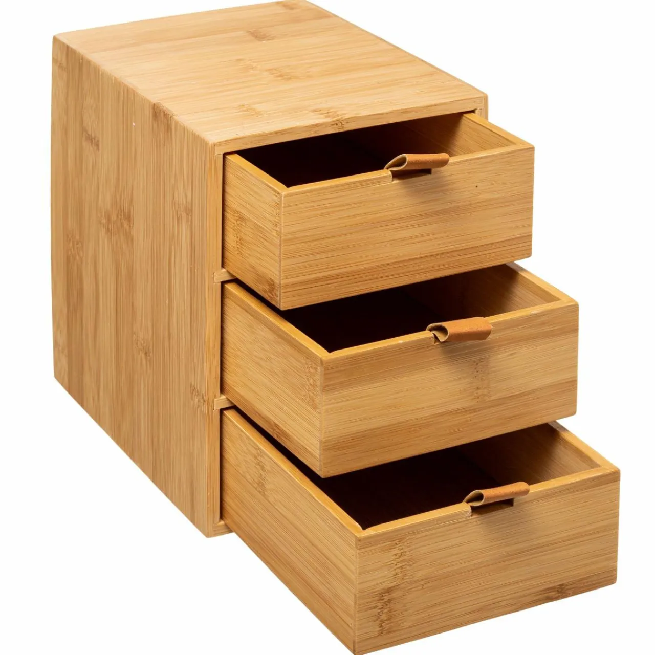 5 Five Simply Smart Boite bambou 3 tiroirs (H25 cm) Sury Naturel Outlet
