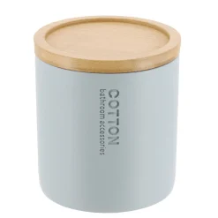 TENDANCE Boite à coton Purebamboo Bleu clair New