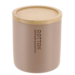 TENDANCE Boite à coton Purebamboo Cappuccino Marron Best