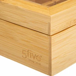 5 Five Simply Smart Boite de 12 compartiments amovibles (23 x 28 cm) Bambou Siao Naturel Online