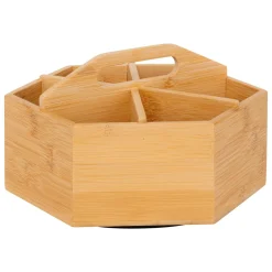 5 Five Simply Smart Boite à thé rotative bambou (22 x 12,5 cm) Néo Naturel Online