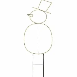 KAEMINGK Bonhomme de neige lumineux 250 LED (H77 cm) Freeze Blanc chaud Outlet