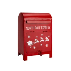 KOOPMAN Boîte aux lettres (H23 cm) Pôle nord Express Rouge Hot