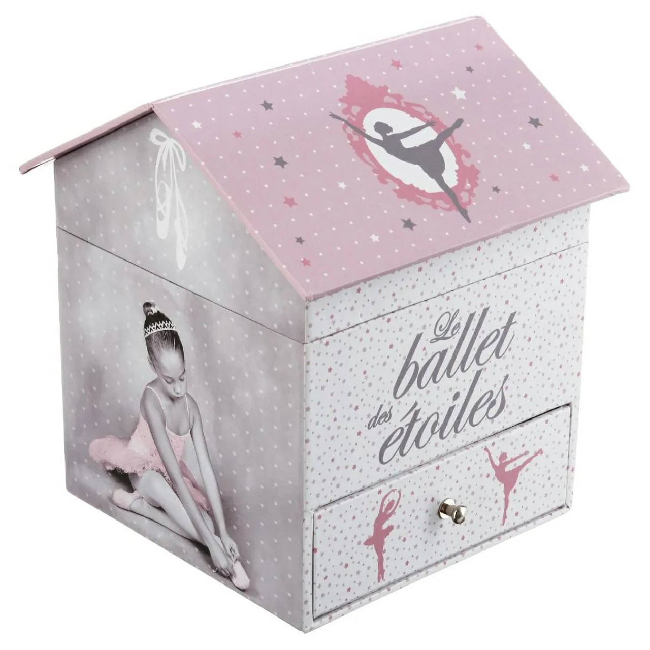 Atmosphera createur d'interieur for kids Boîte à musique enfant (H16 cm) Ballerine Rose Discount