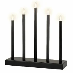 KAEMINGK Bougeoir lumineux à piles 5 LED (H40 cm) Christmas Blanc chaud Best