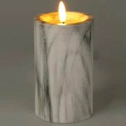 KOOPMAN Bougie à piles LED (H12 cm) Emma Blanc Sale