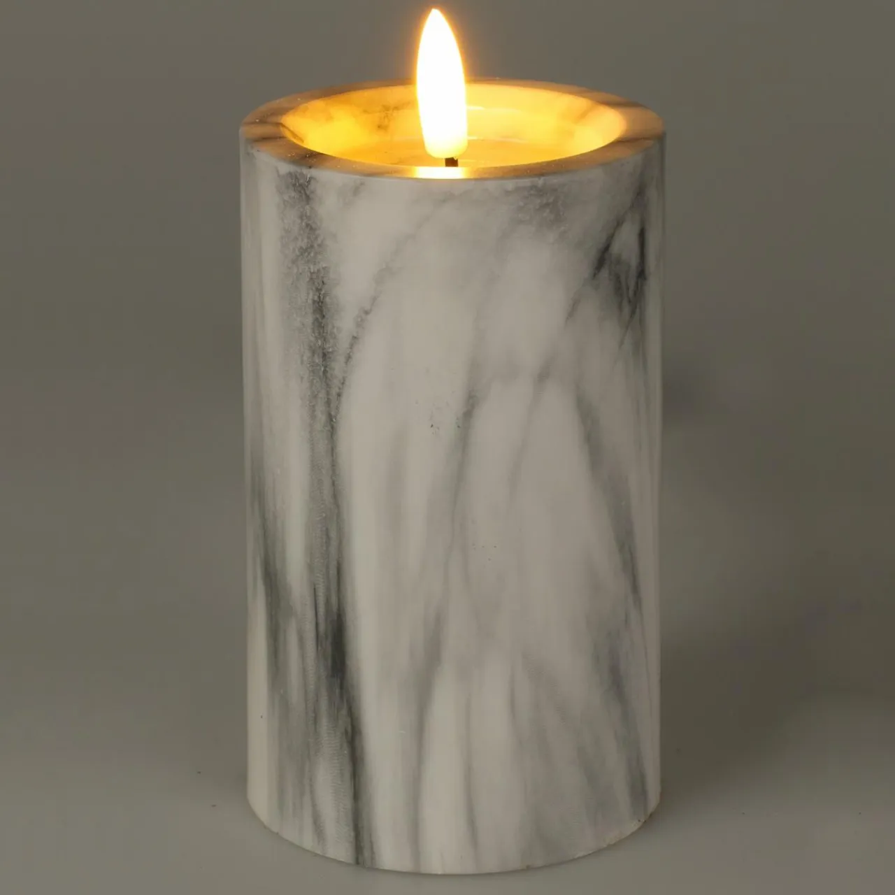 KOOPMAN Bougie à piles LED (H12 cm) Emma Blanc Sale