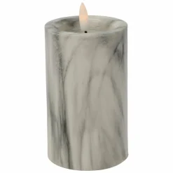 KOOPMAN Bougie à piles LED (H12 cm) Emma Blanc Sale