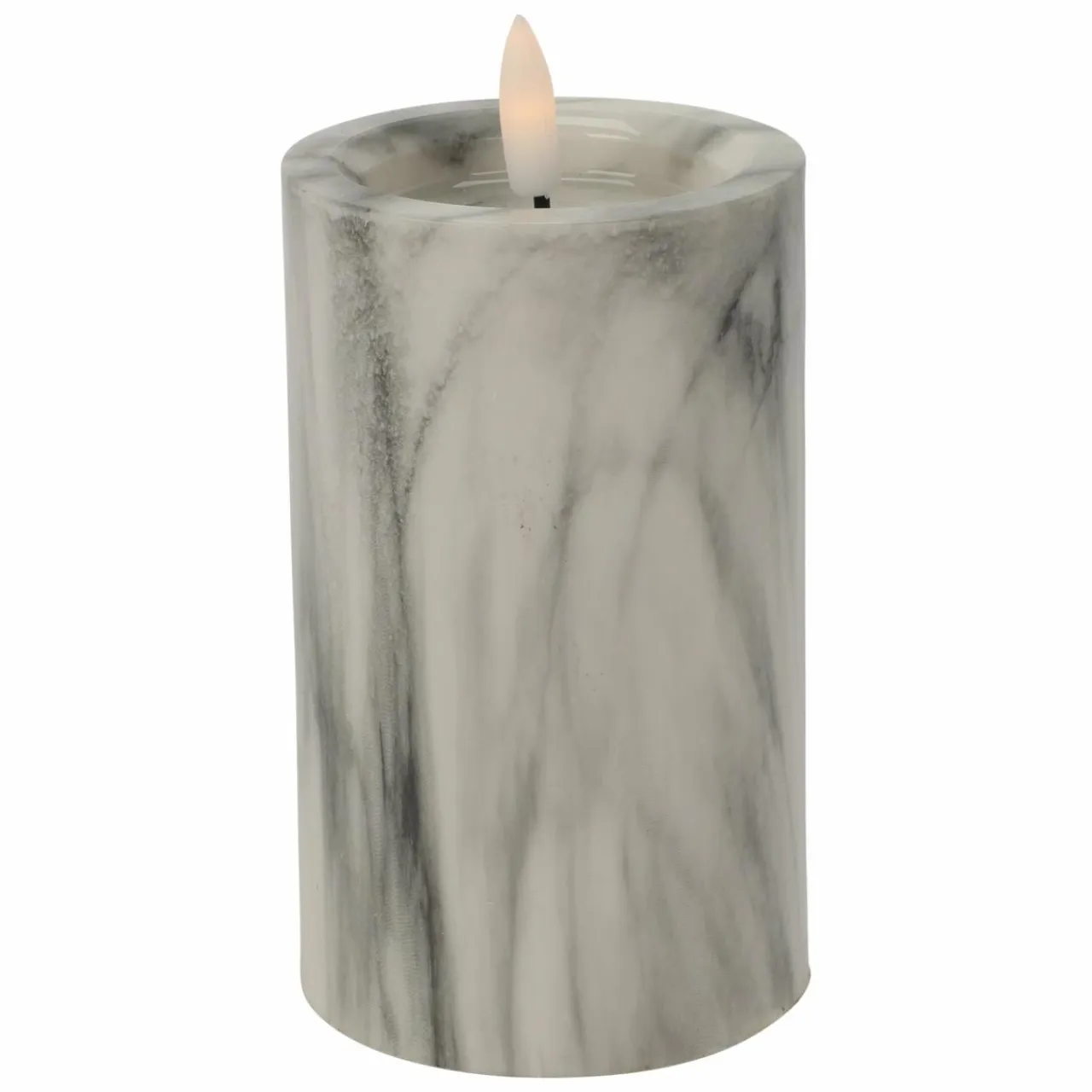 KOOPMAN Bougie à piles LED (H12 cm) Emma Blanc Sale